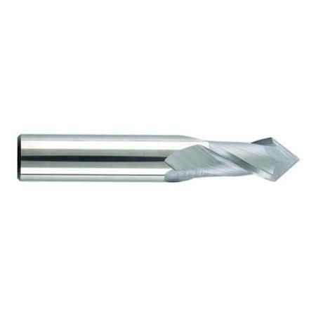 DRILLMILL End Mill, Regular Length Single End, Series 5989C, 516 Dia, 212 Overall Length, 13